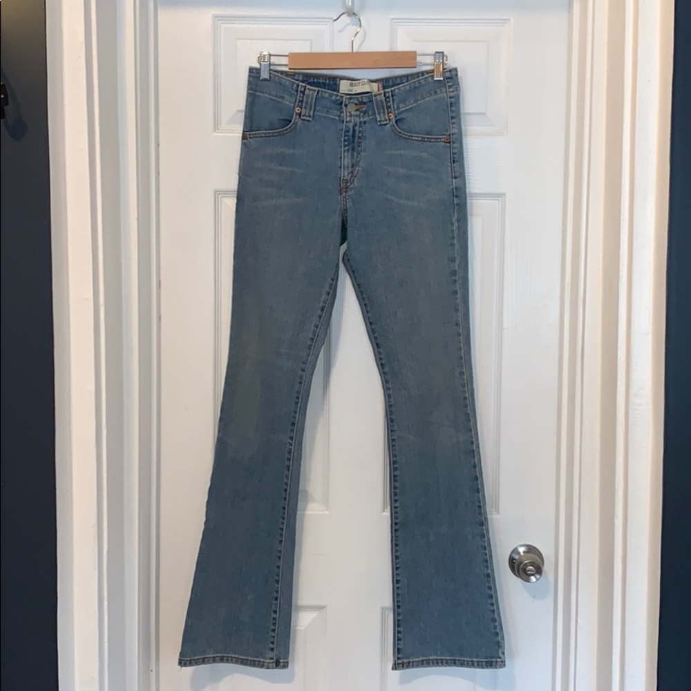 Levi’s Bootcut 525 Light Wash Long Jeans 6 LONG
